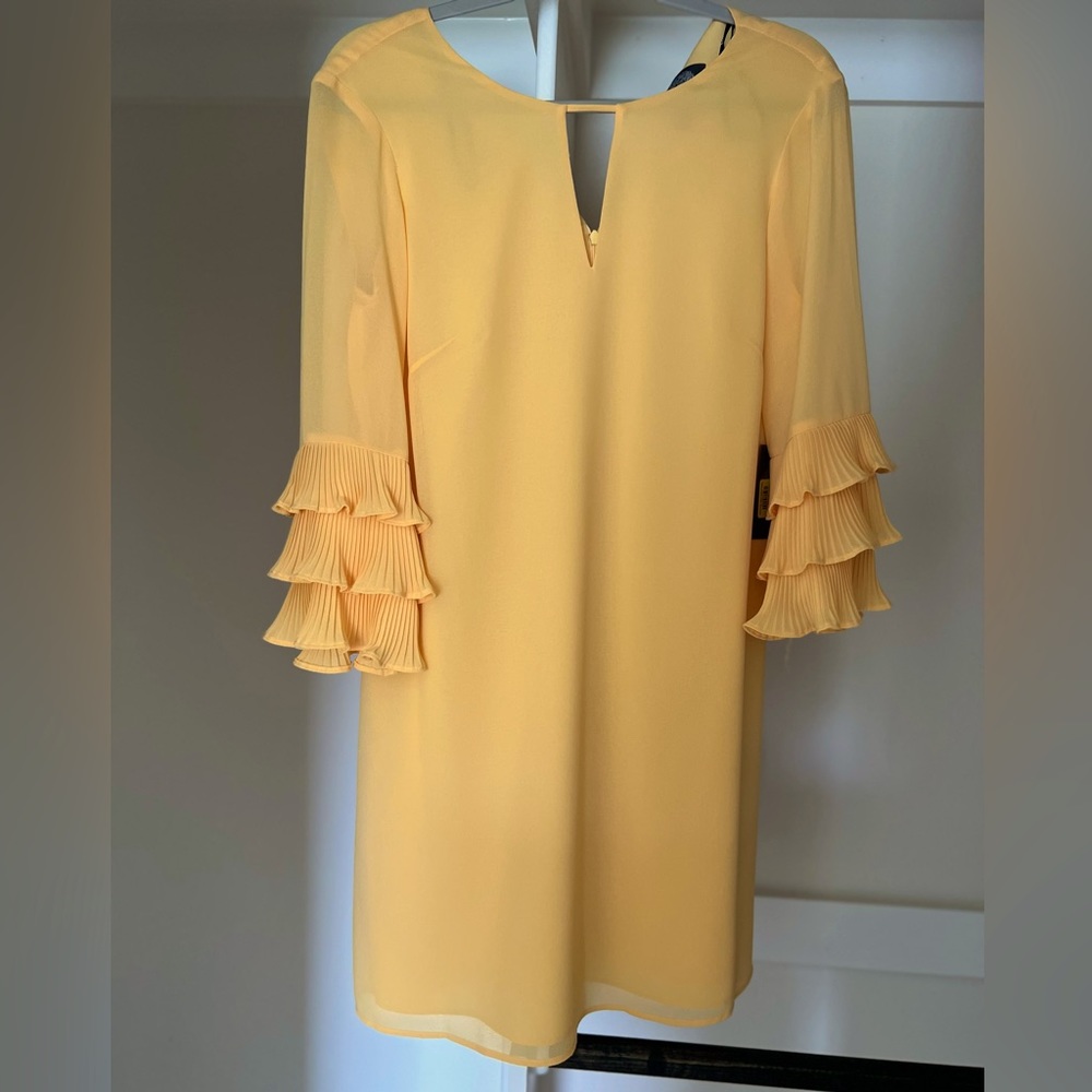 Dark Peach Ruffle Dress